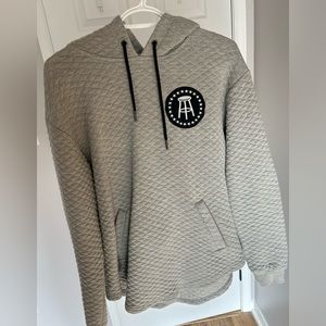 Barstool quilted hoodie. Size Large.